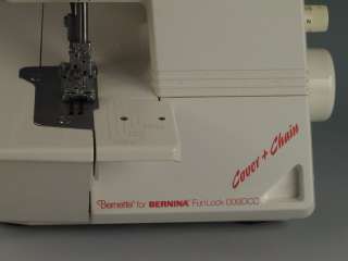 Bernina for Bernette Funlock 009DCC Cover and Chain Stitch Sewing 