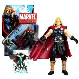   THOR with Mjolnir Hammer and Collectible Comic Shot Toys & Games