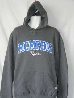 Memphis Tigers Hoodie Mens XL Sweatshirt NCAA Russell College Gray New 