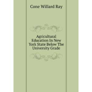   In New York State Below The University Grade Cone Willard Ray Books