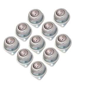 Holes Flange Ball Transfer Unit pack of 10 Mounted Bearings  