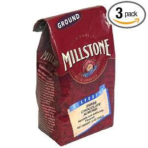 Millstone Swiss Chocolate Almond Ground Coffee, 12 Ounce Packages 