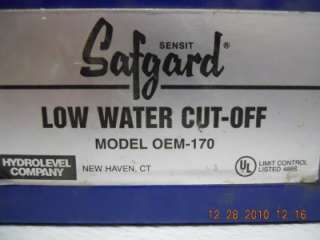 SAFGARD OEM 170 LOW WATER CUT OFF  