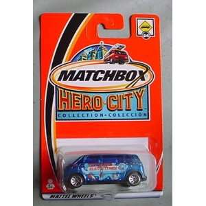   Matchbox Hero City Volkswagen VW Microbus Bus #54 BLUE: Toys & Games