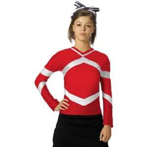 Alleson Shock Cheerleaders Uniform Shells SC/WH   SCARLET/WHITE WOMEN 