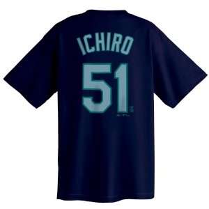  Ichiro Suzuki Seattle Mariners Big & Tall Name & Number 