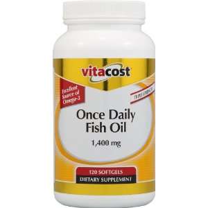   Once Daily Fish Oil    1,400 mg   120 Softgels