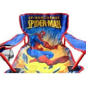Spiderman Kids Folding Camp Chair:  Home & Kitchen