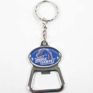  Boise State Metal Key Chain and Bottle Opener w/Domed 