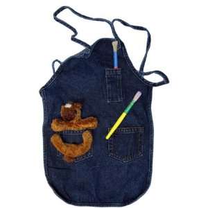  Denim Apron with Horse