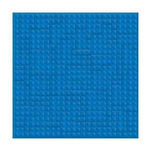  Creative Imaginations Lego Embossed Paper 12X12 Blue 