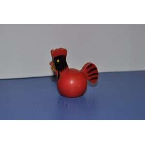 : Vintage Little People Rooster Replacement Figure   Fisher Price Zoo 
