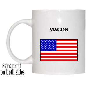  US Flag   Macon, Georgia (GA) Mug 