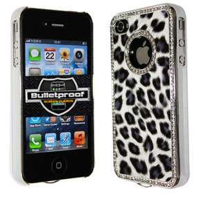 Deluxe Bling Leopard Hard Cover Case for Apple iPhone 4 4G 4S  