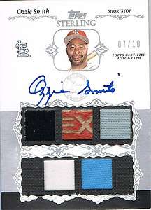   SMITH Sterling Five Relics Autograph Patch Jersey Prime /10  