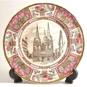  Masons Christmas 1981 plate Lichfield Cathedral CP370 