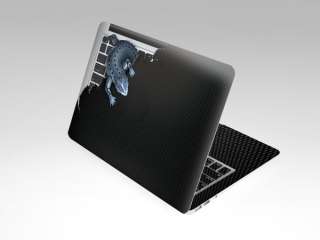 Black Protector Vinyl SKIN for MacBook NEW Air 13 P175  