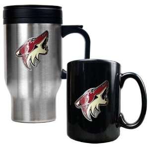  Phoenix Coyotes NHL Stainless Steel Travel Mug & Black 