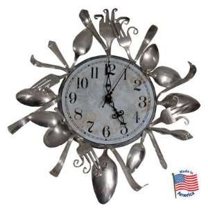  Silver Plate Clock by Diane Markin