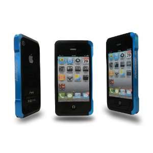   iPhone 4 case   Limited Edition   Black & Cobalt Blue Cell Phones