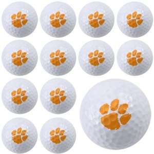  NCAA Clemson Tigers Dozen Pack Golf Balls: Sports 