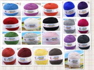 437yds Cashmere Knitting Wool Yarn Handcraft 20 clours  