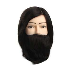 Mannequin Head 18 Inch with Beard and Moustache