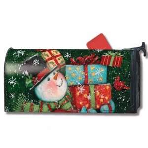  MailWraps Magnetic Mailbox Cover   Snowman Christmas