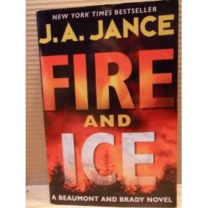  Fire and Ice (Large Print) J. A. Jance Books