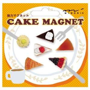    Tiny Powerful 6 Pc Cake Slices Japanese Magnets Toys & Games