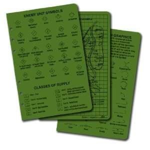  Rite in the Rain Green Tactical Reference Card Set Sports 