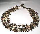 VINTAGE NECKLACE LOT MOTHER OF PEARL DANGLIES CORO JAPAN SIGNED  