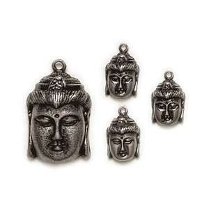  Blue Moon Lost & Found Metal Charms Thai Buddha Ox Silver 