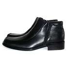 HG HL902 Leather Dress Shoes, NEW BLACK SIZE 7.5 Ankle High with 