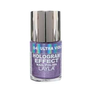  Layla Hologram Effect Nail Polish, Ultra Violet Health 