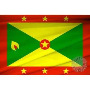 Grenada 5 x 8 Nylon Flag Patio, Lawn & Garden