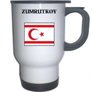  Northern Cyprus   ZUMRUTKOY White Stainless Steel Mug 