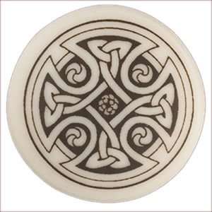  Killarney Cross   Porcelain Pendant Jewelry