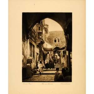  Street Lehnert & Landrock   Original Photogravure