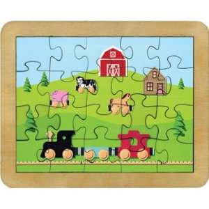   Railroad Puzzle Made in USA by Maple Landmark Toys & Games
