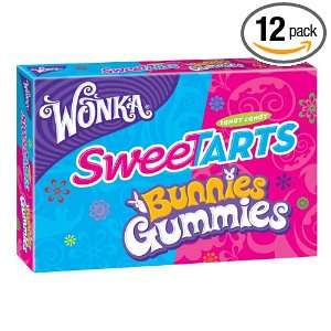 Wonka Sweetarts Gummy Bunnies Easter Box, 3.5 Ounce (Pack of 12 