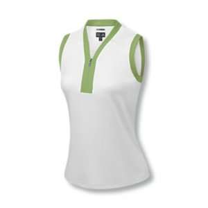 Adidas 2007 Womens ClimaCool Sleeveless Colorblock Golf Top   White 