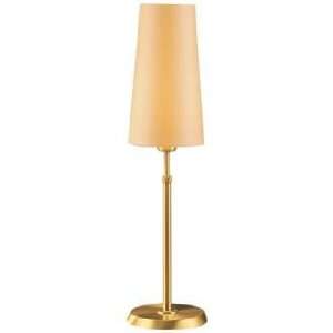   Brushed Brass Lamp with Slim Kupfer Shade