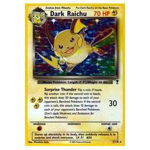  Pokemon   Dark Raichu (7)   Legendary Collection 