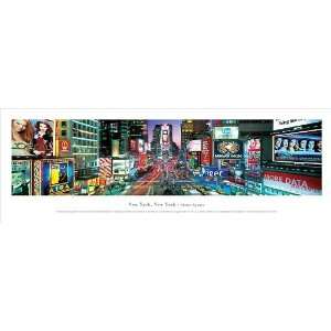   New York Times Square Panoramic Picture Photograph