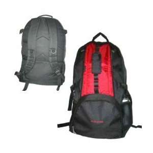   WITH ZIPPERED BOTTOM   BLACK/RED (Size 22X14X5.5): Everything Else