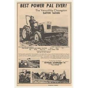   S650G Tractor Best Power Pal Ever Print Ad (47348)