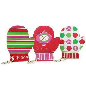  All Decked Out Holiday Mitten Emery Boards   Set of 3 