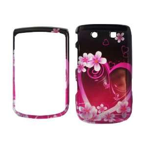  Purple Pink Love Flower Snap on Design Case Hard Case Skin 
