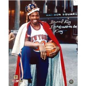 Bernard King With Crown in Front of the Garden 16x20 with Its Good to 